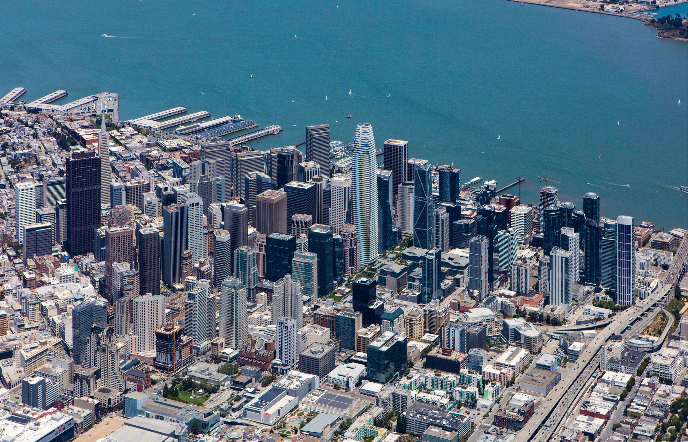 San Francisco skyline showing Herrick building projects.